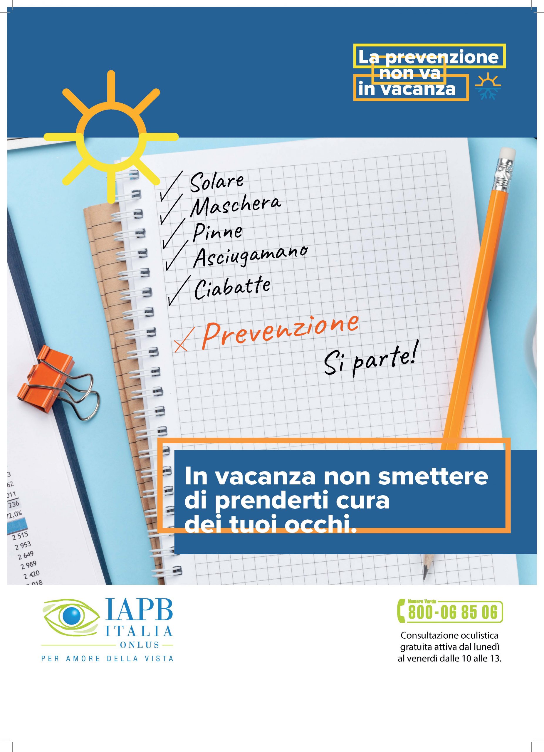 La prevenzione non va in vacanza: visite oculistiche e uscite in catamarano gratis per tutti !!!